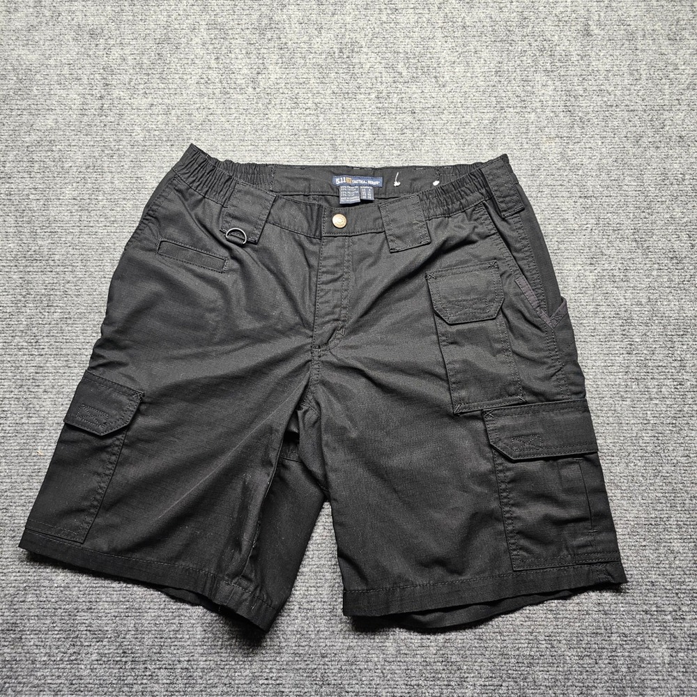 5.11 Tactical Series Womens Black Ripstop Cargo Shorts Size 8 TAC-143